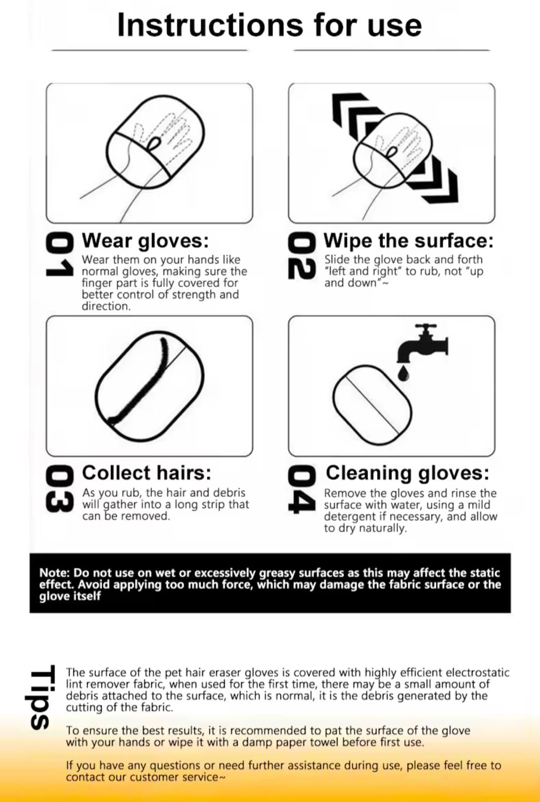 Premium Pet Hair Removal Glove