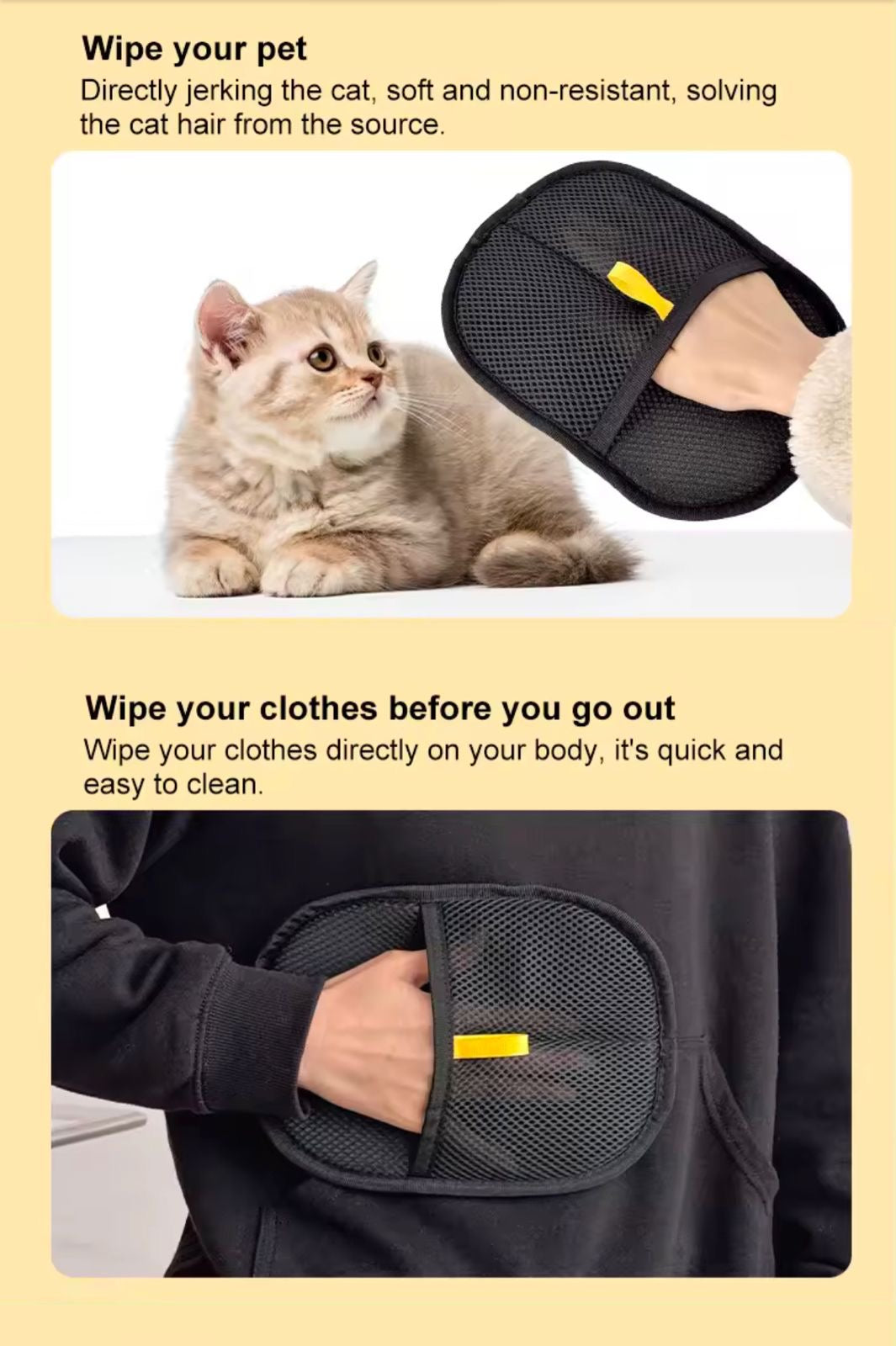 Premium Pet Hair Removal Glove